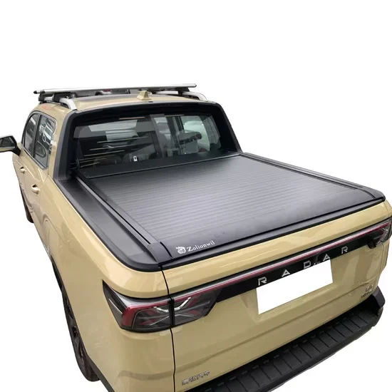 Aluminum Electric Retractable Tonneau Cover for Geely Radar RD6 Pickup Truck Auto Part with Waterproof & Locking Function
Aluminum Electric Retractable Tonneau Cover for Geely Radar RD6 Pickup Truck Auto Part with Waterproof & Locking Function