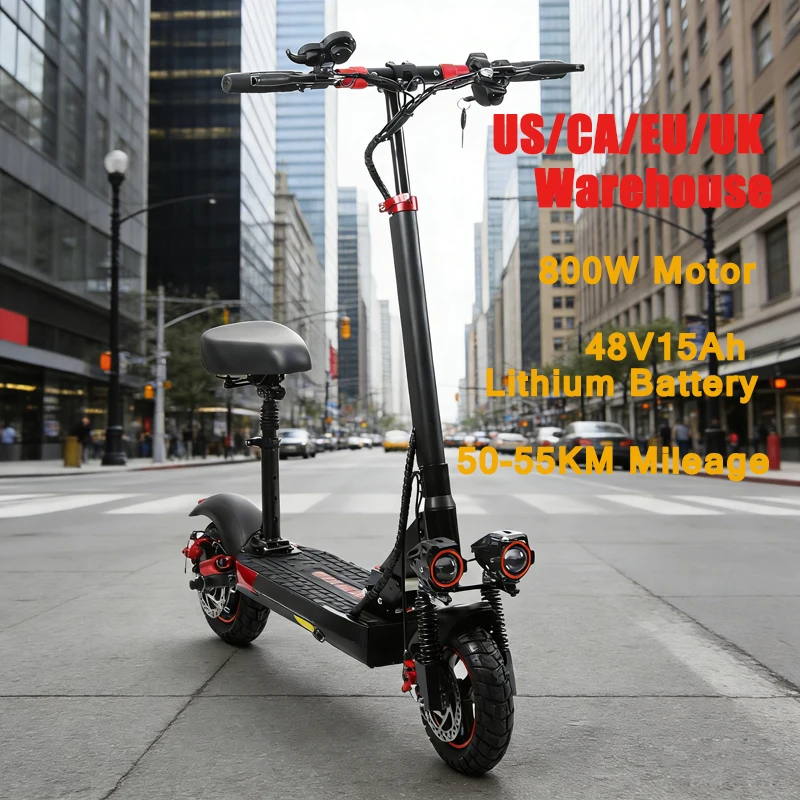 10Inch Adult Foldable Electric Scooter 800W 48V15ah Lithium Battery Dual Suspension 45km/h Electric Kick Scooter
10Inch Adult Foldable Electric Scooter 800W 48V15ah Lithium Battery Dual Suspension 45km/h Electric Kick Scooter
