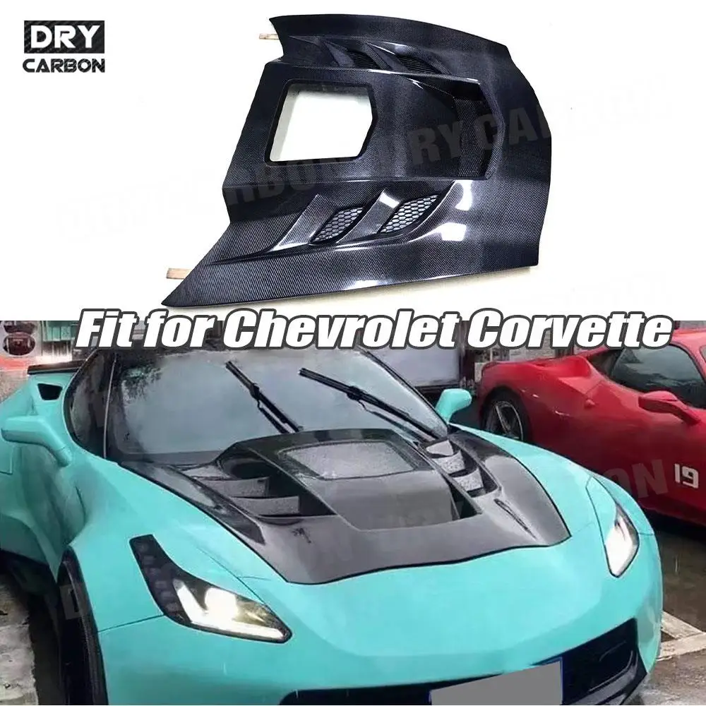 Forged Carbon Fiber Car Front Engine Hood Bonnet Cover for Chevrolet Corvette C7 2014 - 2018 Car Bonnet Car Styling
Forged Carbon Fiber Car Front Engine Hood Bonnet Cover for Chevrolet Corvette C7 2014 - 2018 Car Bonnet Car Styling