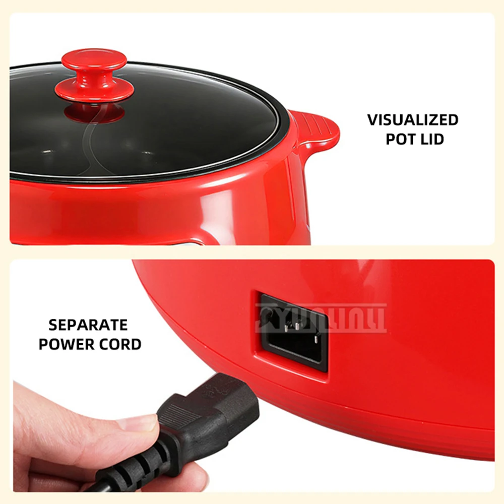 Electric Hot Pot Machine with Double Grid 8L Multi Cooker
Electric Hot Pot Machine with Double Grid 8L Multi Cooker