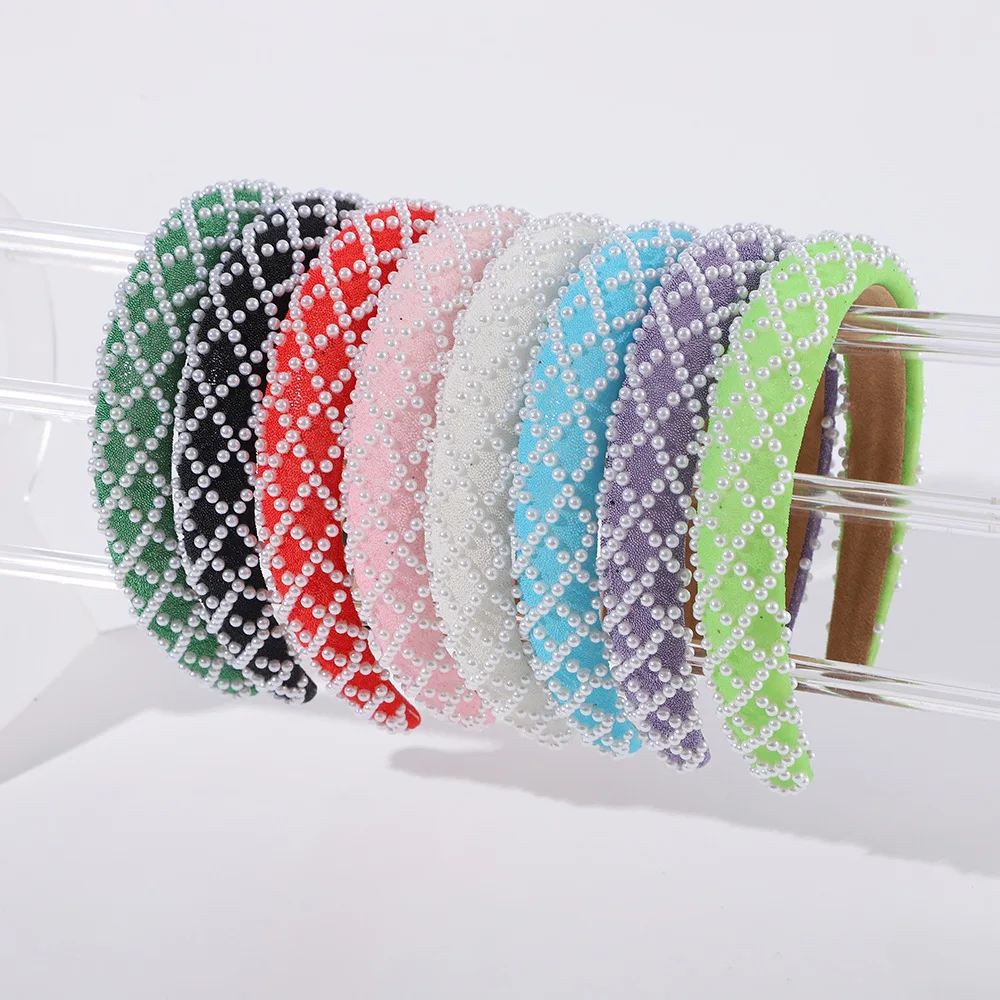 Hot-selling Pearl-encrusted Sponge Wide Hairband Luxury High-end Hair Accessory
Hot-selling Pearl-encrusted Sponge Wide Hairband Luxury High-end Hair Accessory