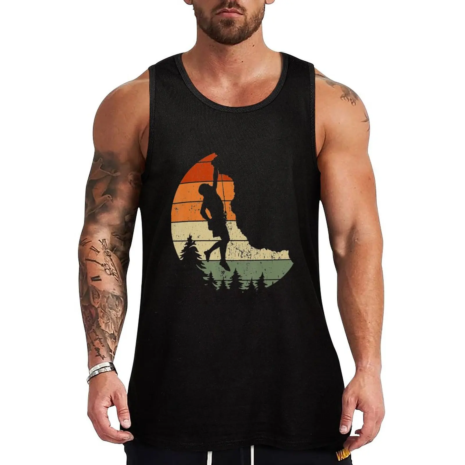 Retro Rock Climbing Vintage Climber Tank Top sleeveless shirts Men's singlets
Retro Rock Climbing Vintage Climber Tank Top sleeveless shirts Men's singlets