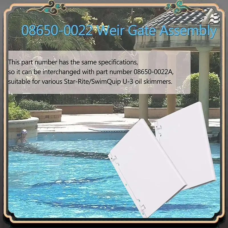Premium Skimmer Door Weir Baffle Baffle Parts 08650-0022 For Pentair Sta-Rite U-3 Replacement Pool Skimmer Accessories
Premium Skimmer Door Weir Baffle Baffle Parts 08650-0022 For Pentair Sta-Rite U-3 Replacement Pool Skimmer Accessories
