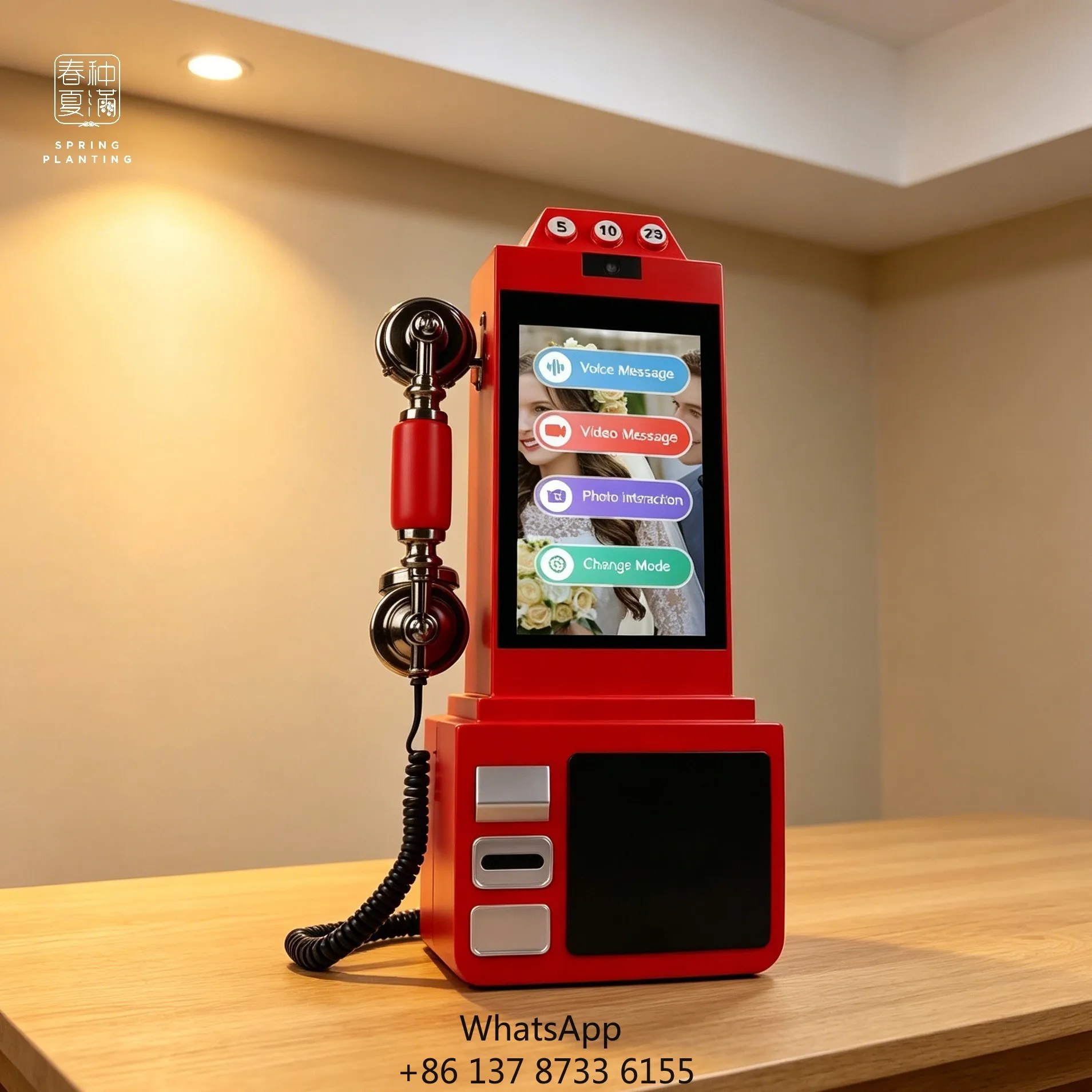 New Audio&Video Guestbook Touch-screen 8'' 64GB Phone Recorder Video Guestbook For Wedding Telephone Booth
New Audio&Video Guestbook Touch-screen 8'' 64GB Phone Recorder Video Guestbook For Wedding Telephone Booth