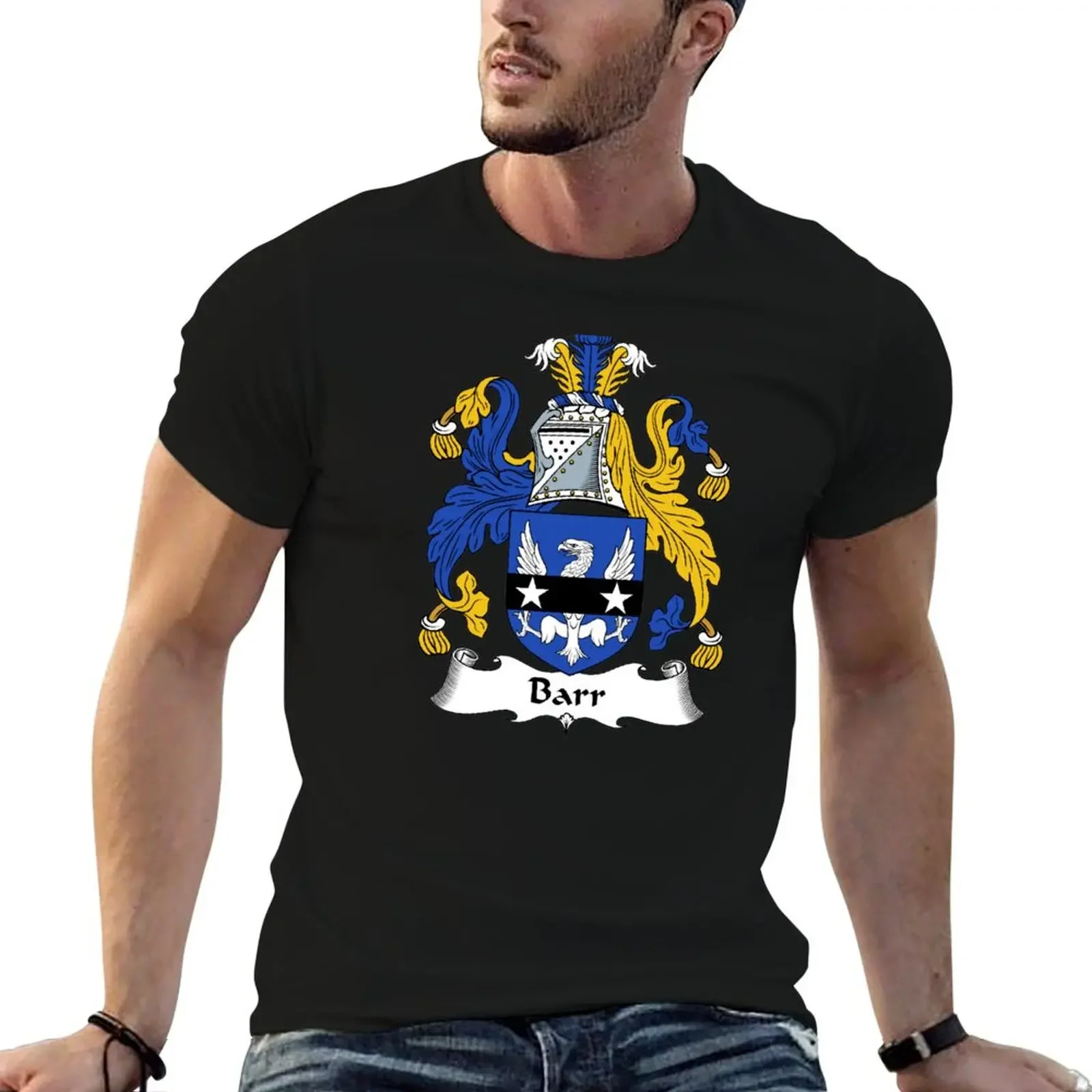 Barr Coat of Arms / Barr Family Crest T-Shirt man t shirt boys animal print kawaii clothes oversized t shirt men
Barr Coat of Arms / Barr Family Crest T-Shirt man t shirt boys animal print kawaii clothes oversized t shirt men