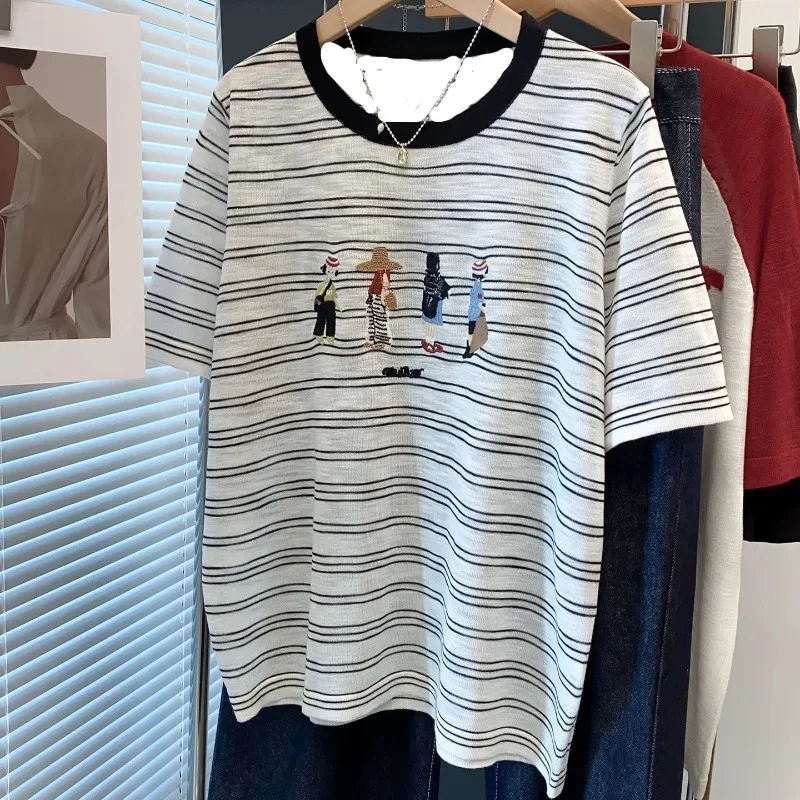 New color striped and striped cartoon character print for 2025, fresh and breathable quick drying clothes
New color striped and striped cartoon character print for 2025, fresh and breathable quick drying clothes
