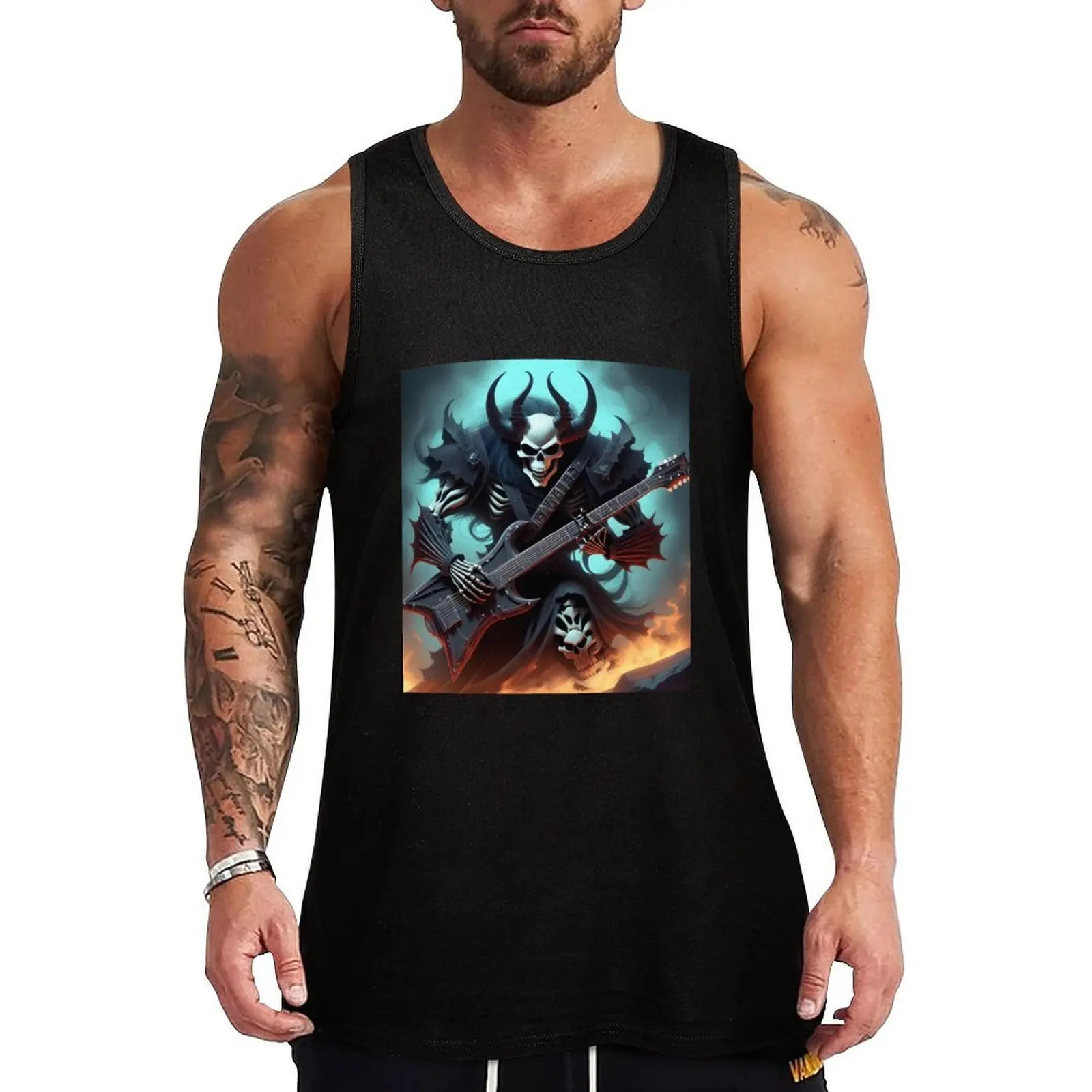 Heavy Metal Guitar Demon 2 Tank Top Simple Tank Top Basic Regular Fit Casual Undershirt
Heavy Metal Guitar Demon 2 Tank Top Simple Tank Top Basic Regular Fit Casual Undershirt