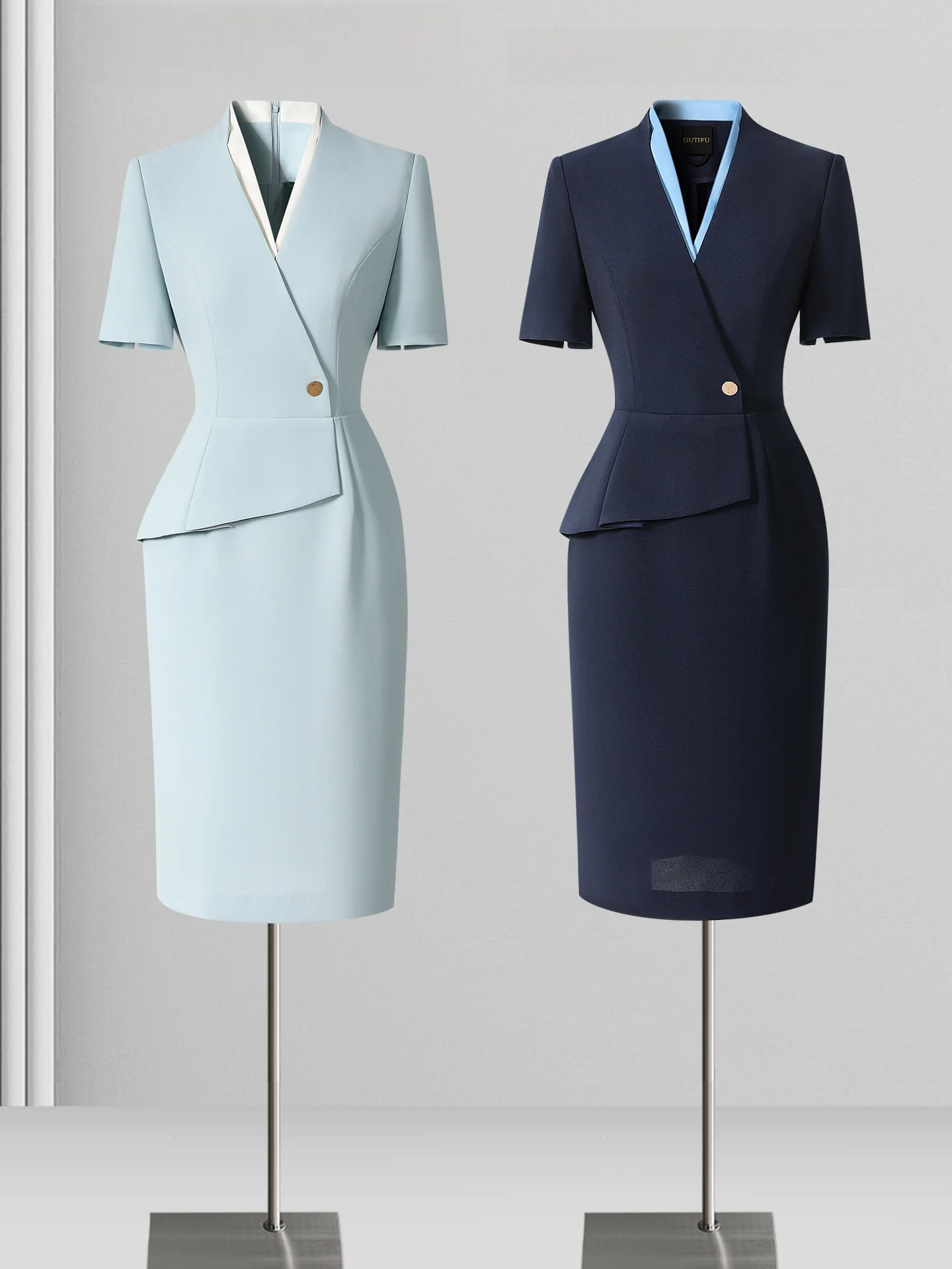 Summer Professional Women's Dress Fashionable Commute Workwear High-End Beauty Salon Uniform Stylish Slim Fit Short Sleeve
Summer Professional Women's Dress Fashionable Commute Workwear High-End Beauty Salon Uniform Stylish Slim Fit Short Sleeve