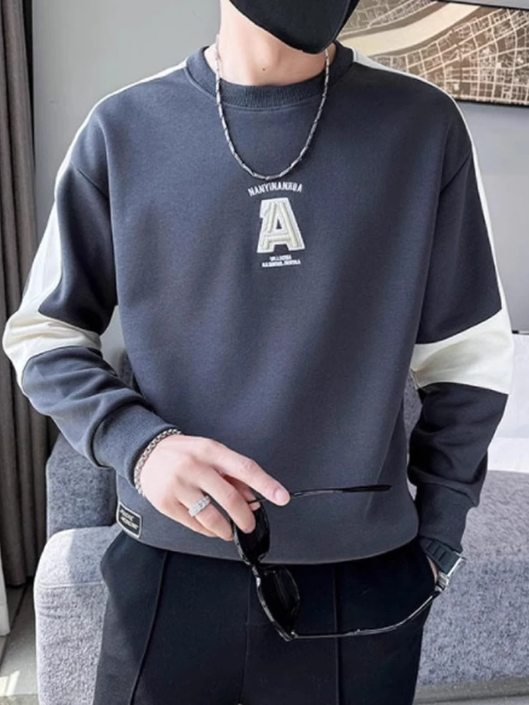 Men's Long Sleeve Hoodie round Neck Color Block Casual Inner Wear Spring Autumn Trendy Brand Base Shirt Youth Loose Fit Cotto...
Men's Long Sleeve Hoodie round Neck Color Block Casual Inner Wear Spring Autumn Trendy Brand Base Shirt Youth Loose Fit Cotto...