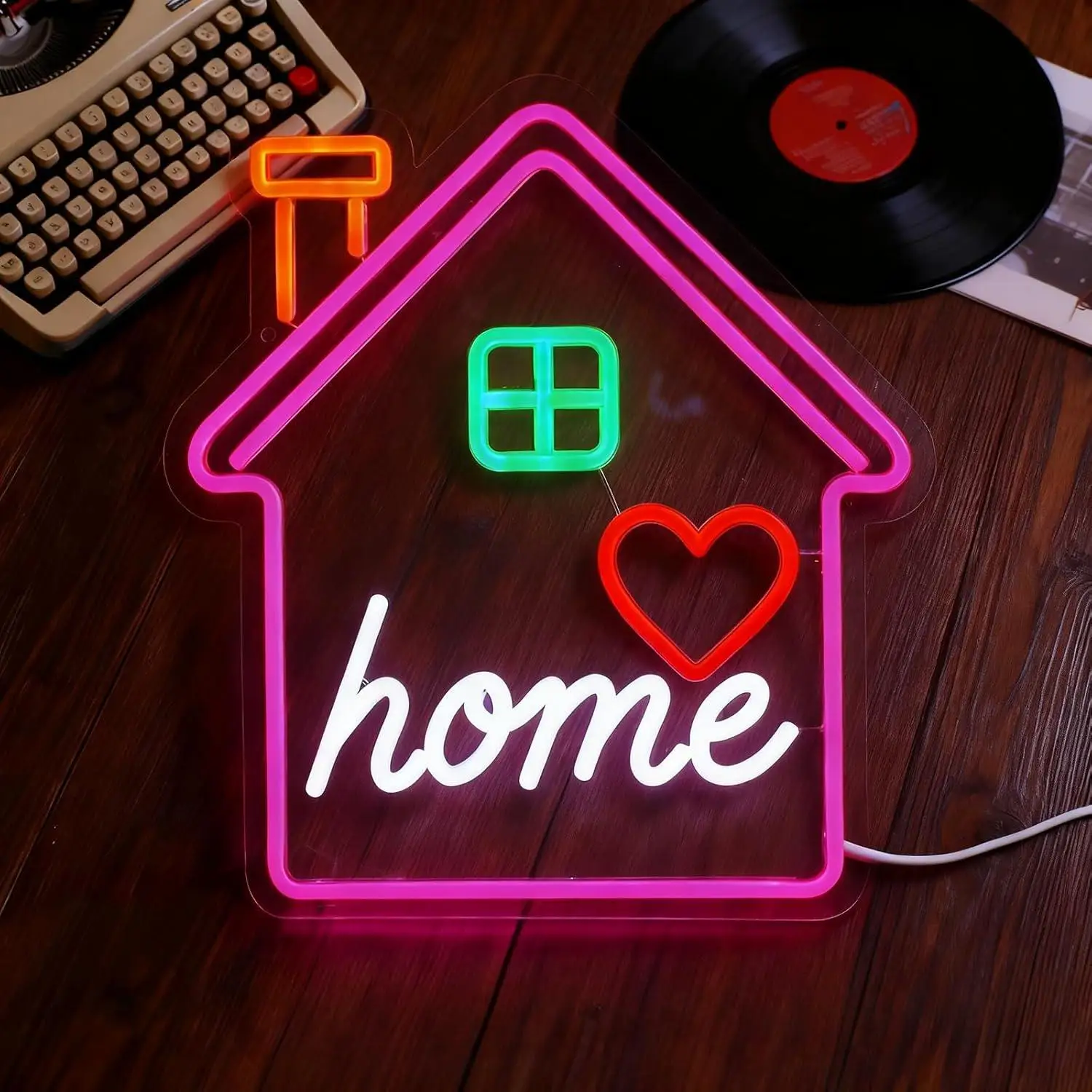 Неоновая вывеска «Sweet Home» с регулируемой яркостью, USB-подсветка для гостиной, спальни, детской комнаты, прихожей, настенный декор, украшение для дома
Неоновая вывеска «Sweet Home» с регулируемой яркостью, USB-подсветка для гостиной, спальни, детской комнаты, прихожей, настенный декор, украшение для дома