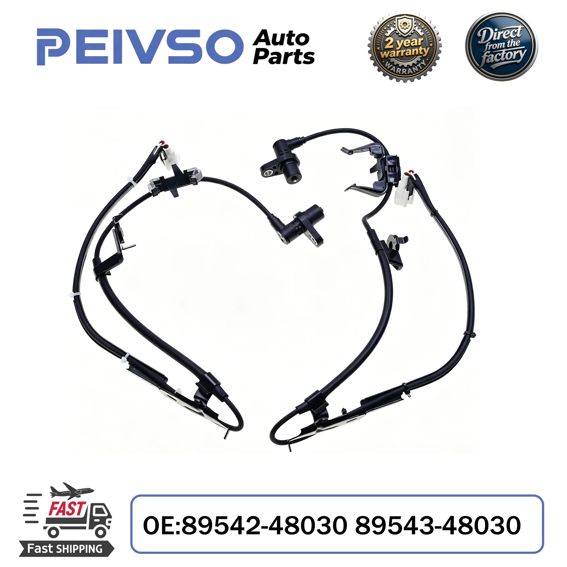 PEIVSO 89542-48030 89543-48030 Front LH/RH ABS Wheel Speed Sensor for Toyota Camry V20 Avalon Solara 1999-2003 Lexus ES300
PEIVSO 89542-48030 89543-48030 Front LH/RH ABS Wheel Speed Sensor for Toyota Camry V20 Avalon Solara 1999-2003 Lexus ES300