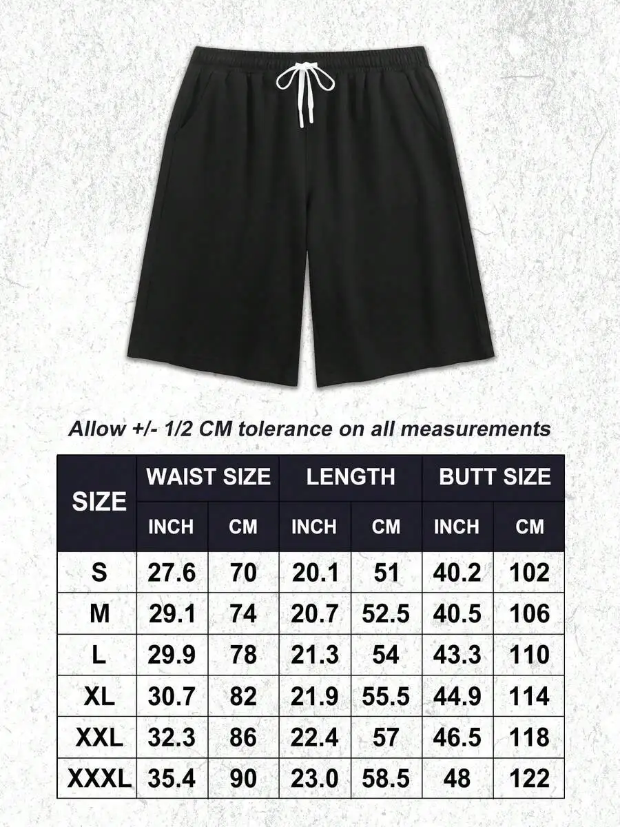 Mens 100% Cotton Casual Shorts With Elastic Waist Drawstring And Pockets
Mens 100% Cotton Casual Shorts With Elastic Waist Drawstring And Pockets