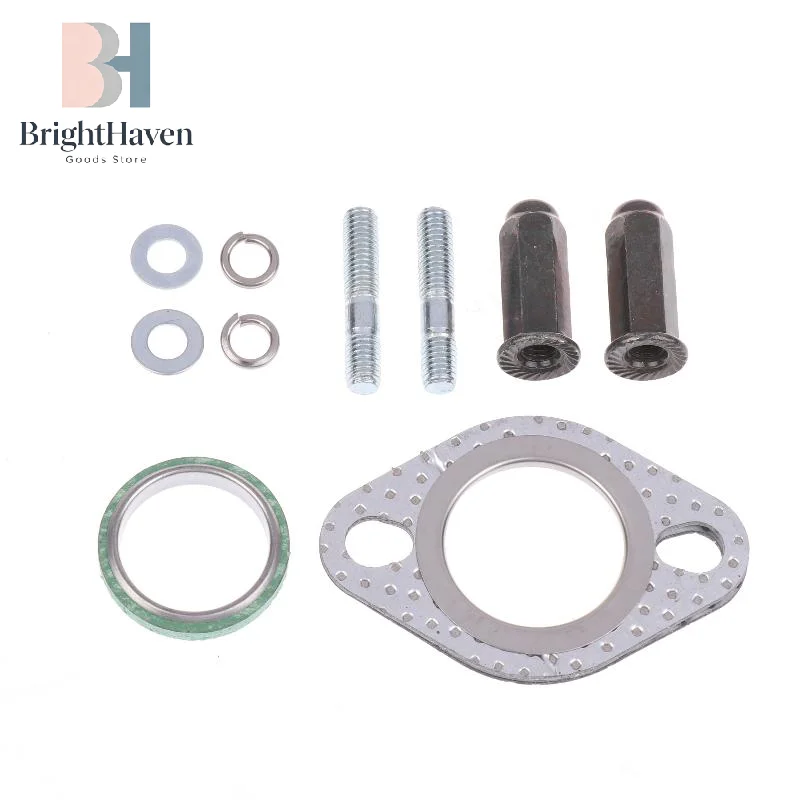 10Pcs/set Exhaust Bolt Gasket Metal Stud Nut Kit Fit For GY6 50-150cc Scooters ATVs Go Karts Moped Quad Parts B.H
10Pcs/set Exhaust Bolt Gasket Metal Stud Nut Kit Fit For GY6 50-150cc Scooters ATVs Go Karts Moped Quad Parts B.H