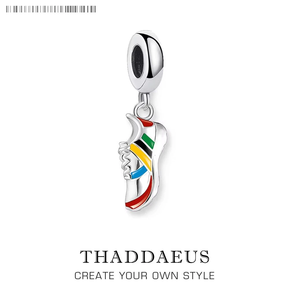 Colourful Sports Shoe Pendant Bead Dangle Charm For Women Men DIY Jewelry Sporty Gift Real 925 Sterling Silver
Colourful Sports Shoe Pendant Bead Dangle Charm For Women Men DIY Jewelry Sporty Gift Real 925 Sterling Silver