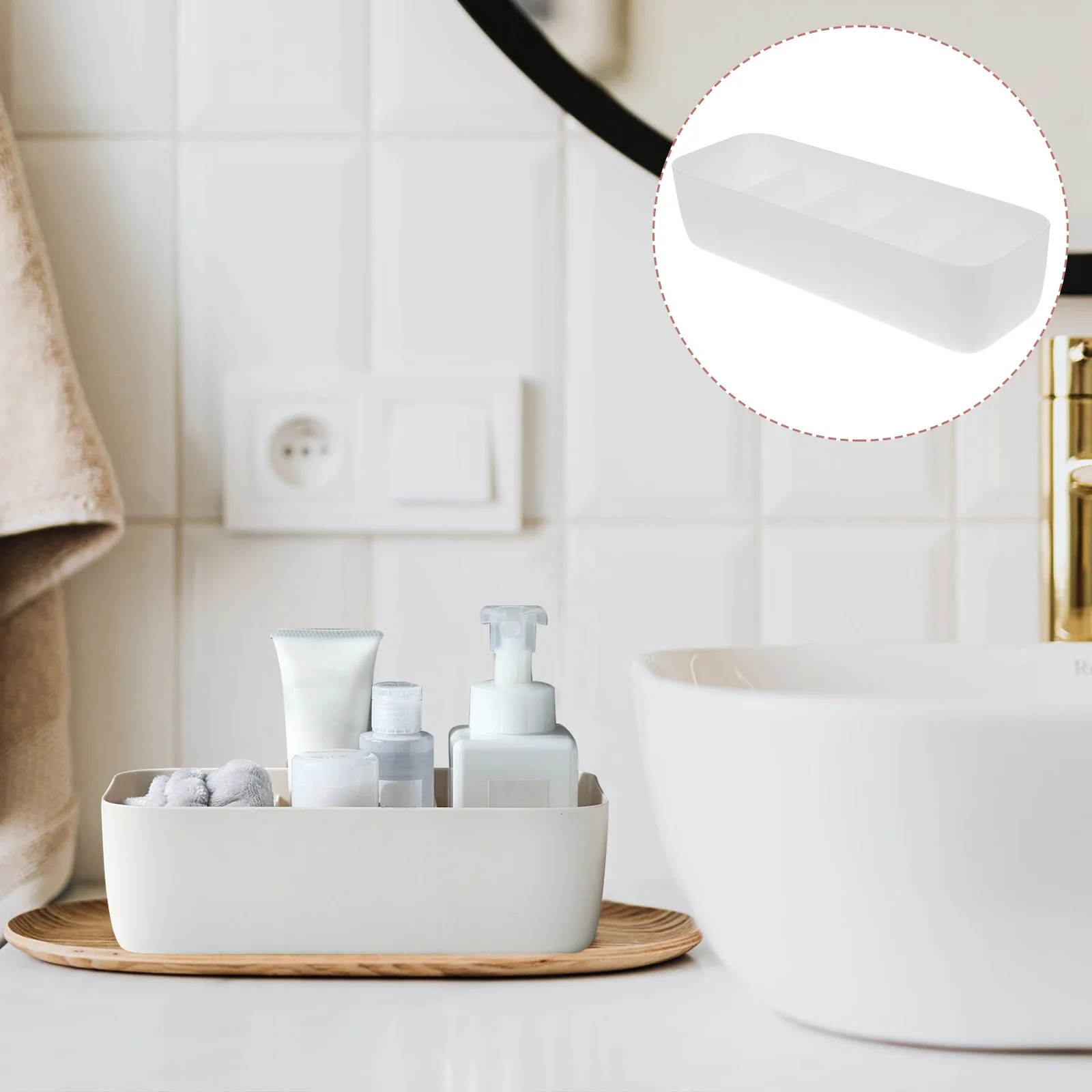 2Pcs Plastic Socks Container Storage Box 5 Compartments Stackable Drawer Organizer Underwear Holder White Plastic Storage Box
2Pcs Plastic Socks Container Storage Box 5 Compartments Stackable Drawer Organizer Underwear Holder White Plastic Storage Box