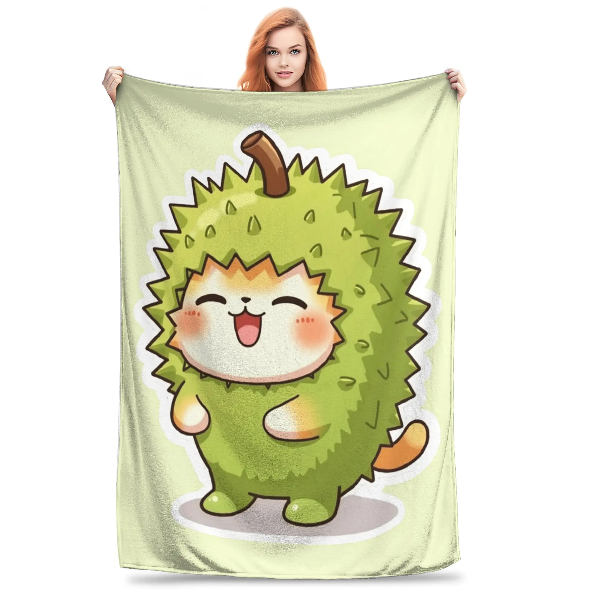 Durian Cat Costume Cute and Spiky Persian Cat Meme Art Blankets Warm Flannel Sofa Throw Blanket for Home Bedroom Office
Durian Cat Costume Cute and Spiky Persian Cat Meme Art Blankets Warm Flannel Sofa Throw Blanket for Home Bedroom Office