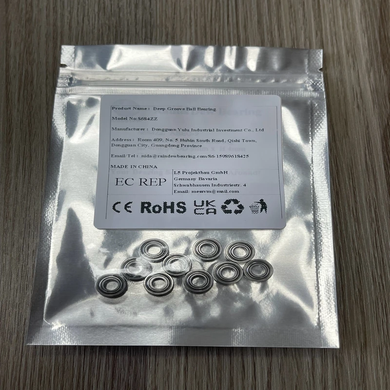 5PCS S684ZZ 4X9X4mm Stainless Steel Ball Bearings ABEC-7 Shielded High Precision AISI440C
5PCS S684ZZ 4X9X4mm Stainless Steel Ball Bearings ABEC-7 Shielded High Precision AISI440C