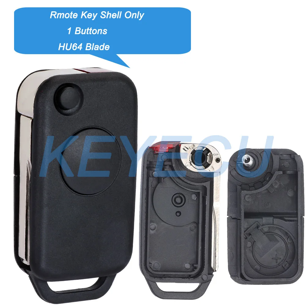 Flip Replacement Remote Car Shell Key Fob 1 Button HU64 Blade for Mercedes-Benz A C E ML S 1993–2003
Flip Replacement Remote Car Shell Key Fob 1 Button HU64 Blade for Mercedes-Benz A C E ML S 1993–2003