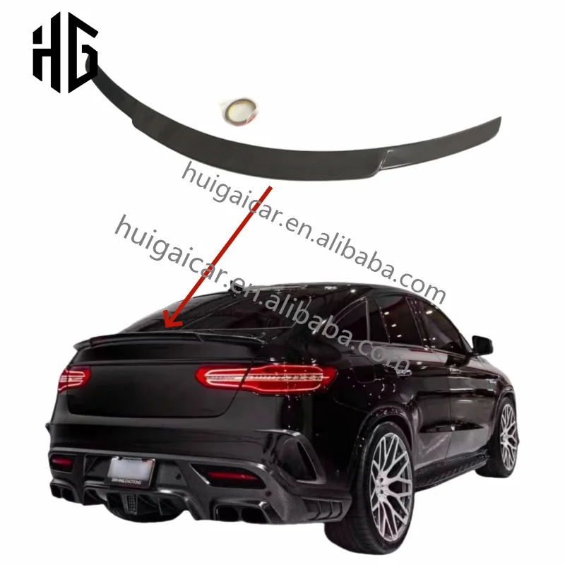 Real Carbon Fiber B Style Rear Trunk Spoiler Wing Car Accessories for 2016-2018 Mercedes Benz AMG GLE63 GLE53 COUPE Auto Spoiler
Real Carbon Fiber B Style Rear Trunk Spoiler Wing Car Accessories for 2016-2018 Mercedes Benz AMG GLE63 GLE53 COUPE Auto Spoiler