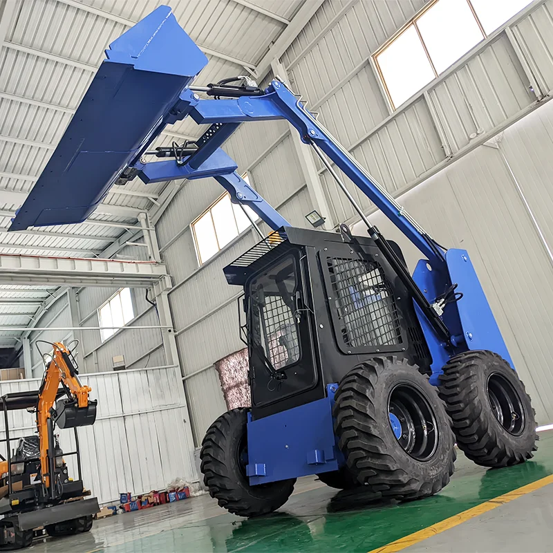 Customized Free Shipping Mini Skid Steer Loader EPA/EURO 5 Mini Skid Steer Loaders Crawler Driving Style Mini Wheel Loader
Customized Free Shipping Mini Skid Steer Loader EPA/EURO 5 Mini Skid Steer Loaders Crawler Driving Style Mini Wheel Loader
