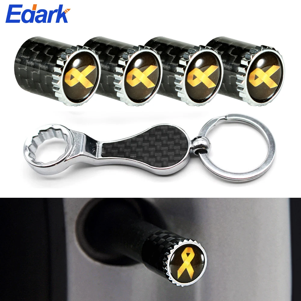 5Pcs/Set Car Wheels Tires Valves Carbon Fiber Yellow Ribbon Style Emblem Dust Dustproof Auto Truck Bike ATV Rims Valve Cover New
5Pcs/Set Car Wheels Tires Valves Carbon Fiber Yellow Ribbon Style Emblem Dust Dustproof Auto Truck Bike ATV Rims Valve Cover New