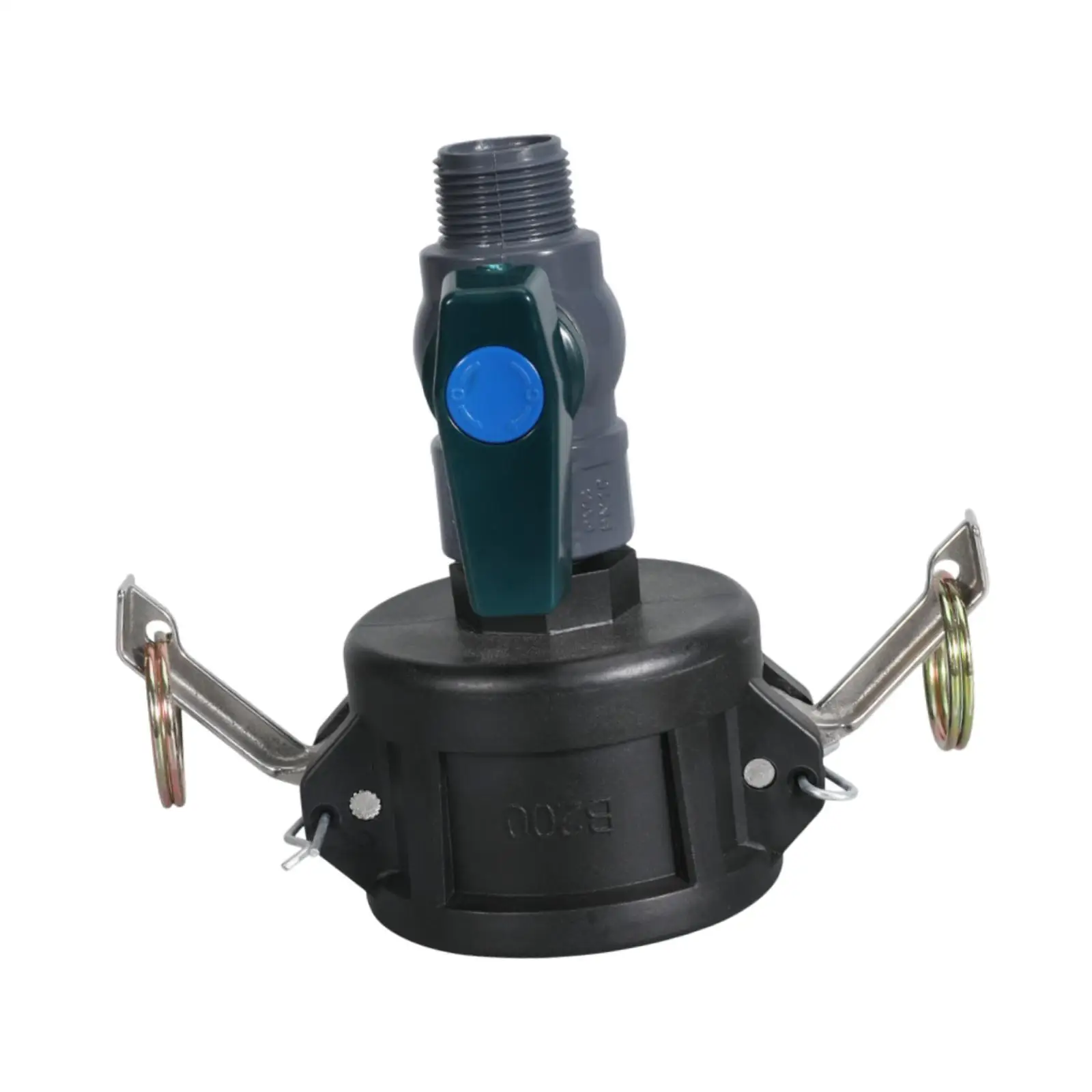 IBC Tote Tank Adapter with Ball Valve 2 inch to 3/4 inch Male Thread
IBC Tote Tank Adapter with Ball Valve 2 inch to 3/4 inch Male Thread