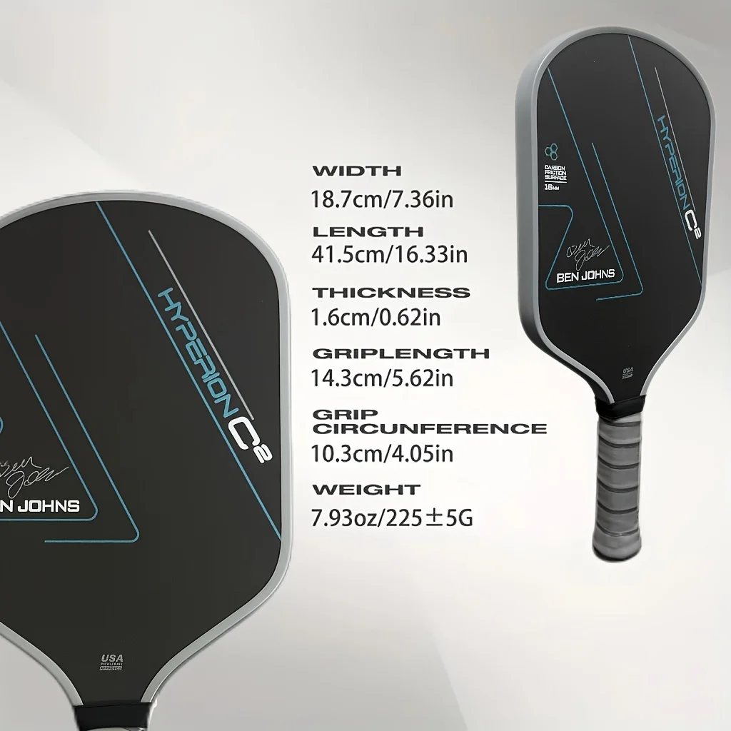 C2 T700 Pickleball Paddle, поверхность ткани из углеродного волокна, силовой полимерный сердечник 16 мм, улучшенная мощность, обрин и контроль
C2 T700 Pickleball Paddle, поверхность ткани из углеродного волокна, силовой полимерный сердечник 16 мм, улучшенная мощность, обрин и контроль