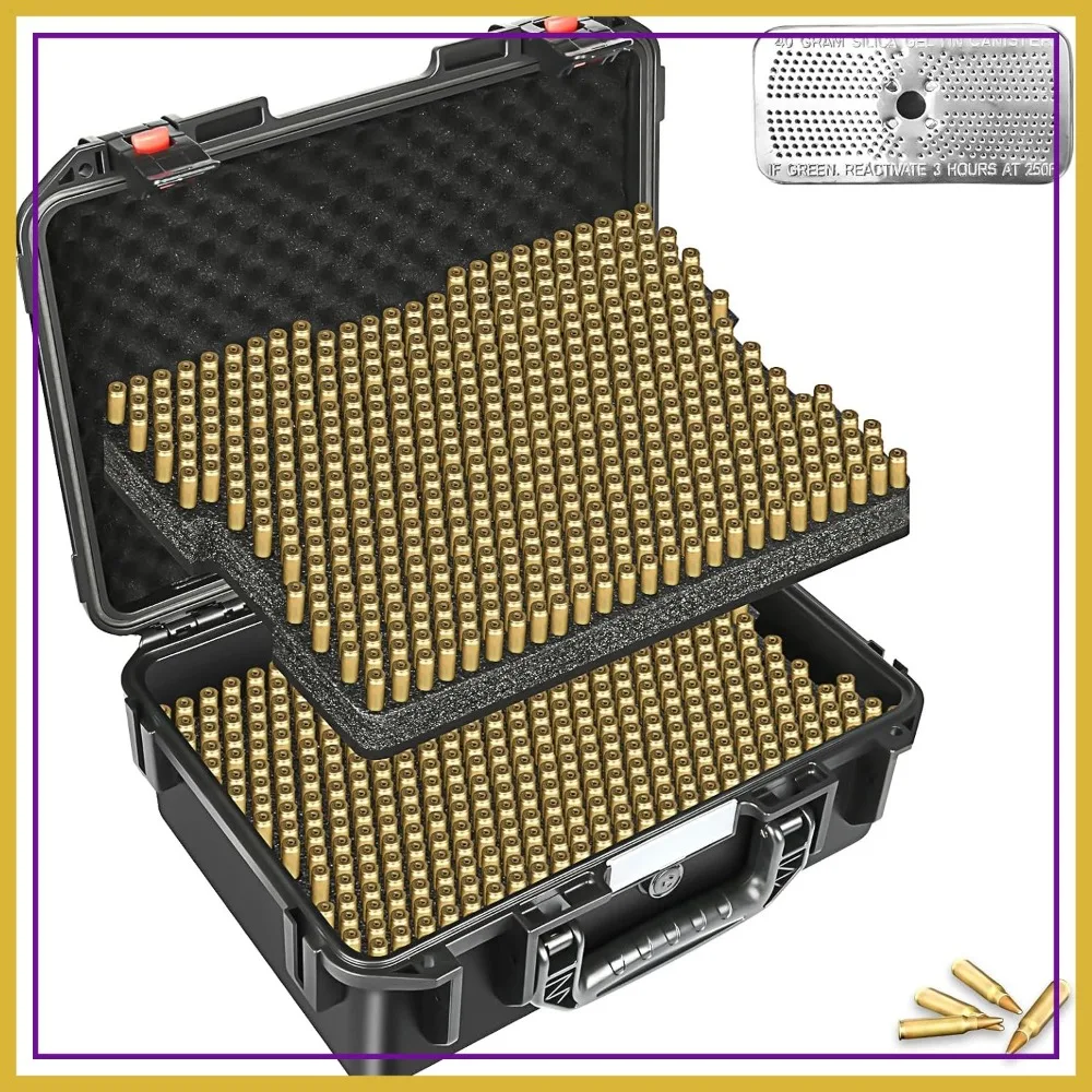 2-Layer Waterproof 5.56mm Ammo Case with Custom Foam & Silica Gel
2-Layer Waterproof 5.56mm Ammo Case with Custom Foam & Silica Gel