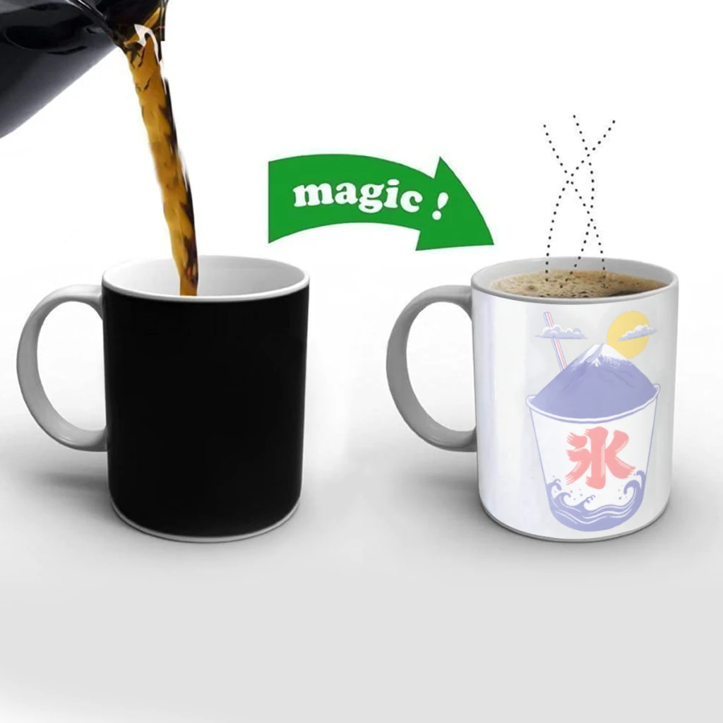 Fuji Ice Creativity Change Color Chang mug Ceramic mug Hot Coffee Cup Breakfast Cup Mug Friend Gift
Fuji Ice Creativity Change Color Chang mug Ceramic mug Hot Coffee Cup Breakfast Cup Mug Friend Gift