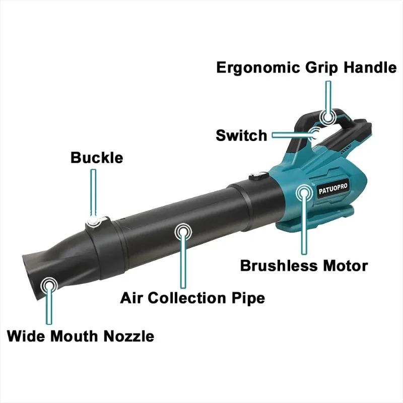 【Trending】TX Brushless Cordless Electric Air Blower Wireless Leaf Snow Blower 20000rpm Portable Cleaning Tool For Makita 18V Bat
【Trending】TX Brushless Cordless Electric Air Blower Wireless Leaf Snow Blower 20000rpm Portable Cleaning Tool For Makita 18V Bat