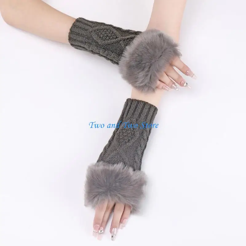HX6F Comfortable Fingerless Gloves for Women Girl Decorative Arm Sleeves for Cold Weather Outdoor Activity All Matching
HX6F Comfortable Fingerless Gloves for Women Girl Decorative Arm Sleeves for Cold Weather Outdoor Activity All Matching