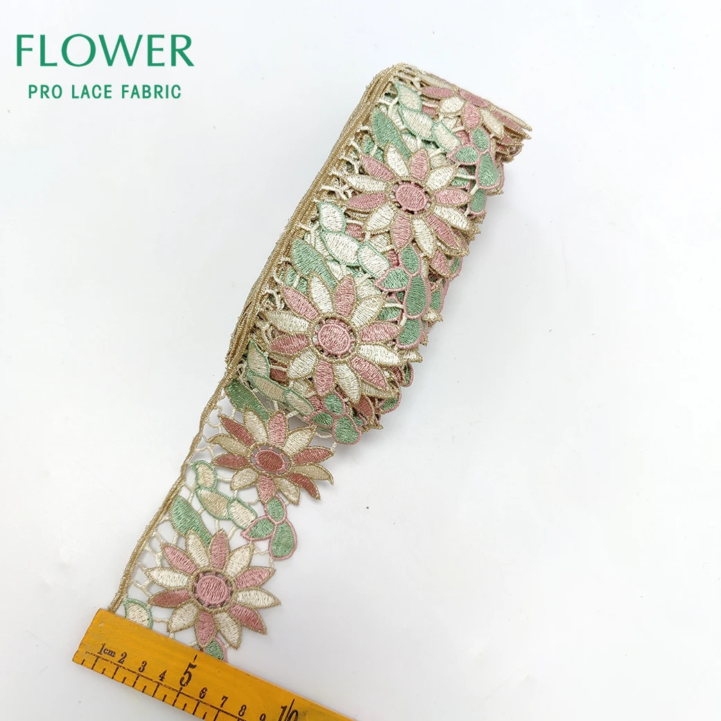 5 Yards Ribbon For Crafts With Embroidery Flower Pattern Sewing Clothing Accessories For African Wedding Women Cotton Lace Tapes
5 Yards Ribbon For Crafts With Embroidery Flower Pattern Sewing Clothing Accessories For African Wedding Women Cotton Lace Tapes