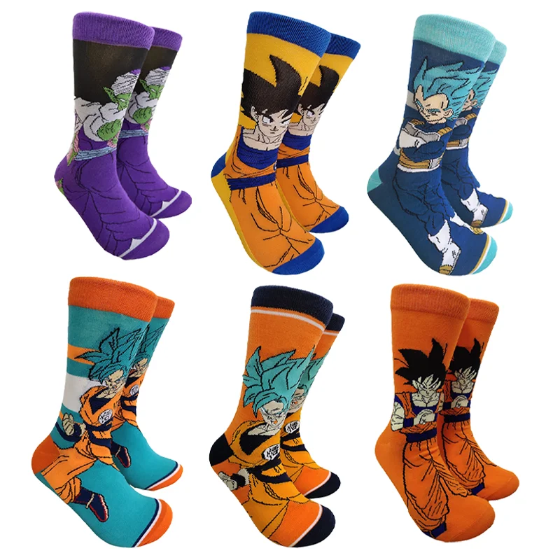 Dragons Ball Socks Goku Man Anime Wear Hip Hop Skateboard Sock Super Saiyan Male Four Seasons Medium Cotton Stockings Kid Gift
Dragons Ball Socks Goku Man Anime Wear Hip Hop Skateboard Sock Super Saiyan Male Four Seasons Medium Cotton Stockings Kid Gift