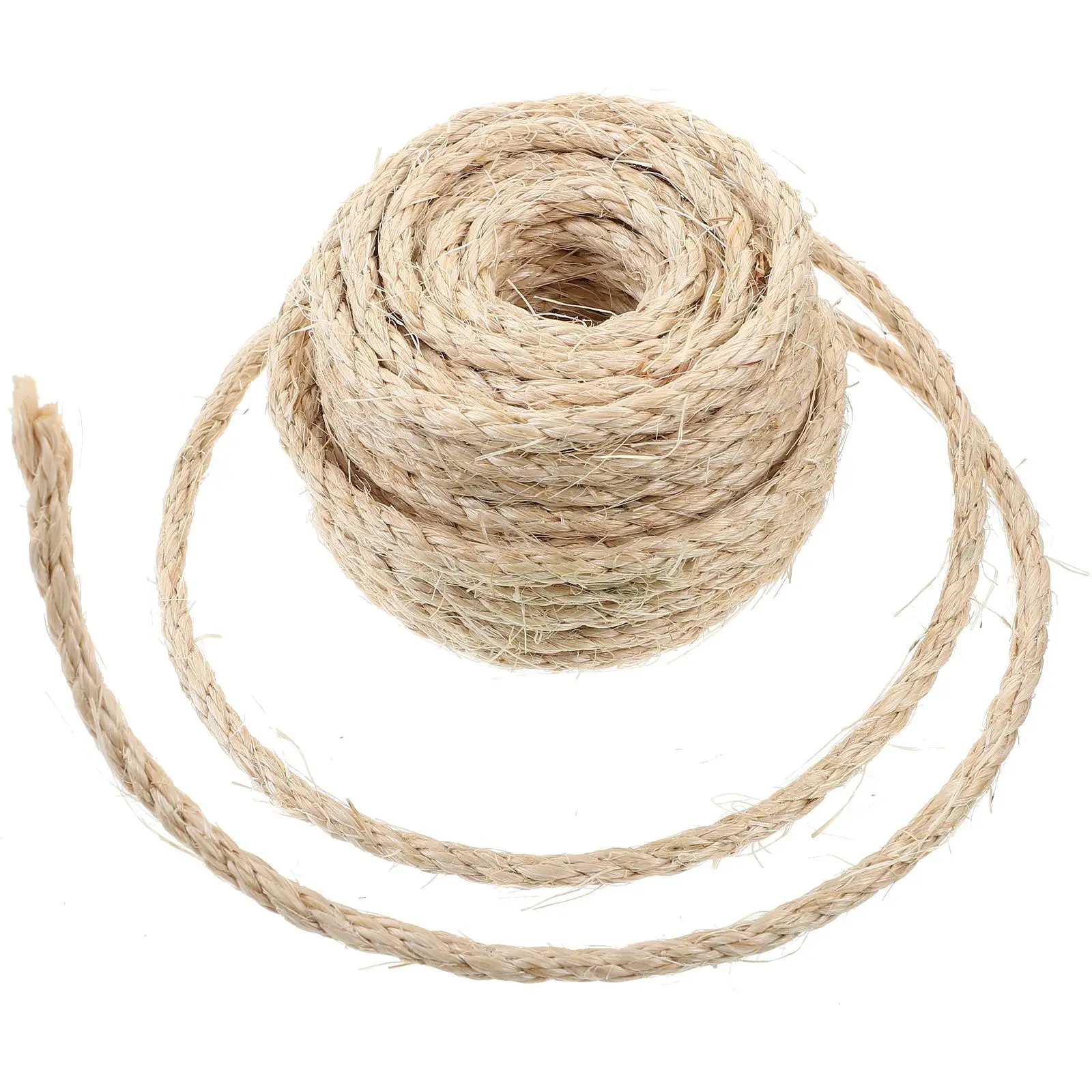 6mm x 10m Sisal Rope for Cat Scratching Post Replacement Durable Sturdy DIY Cat Tree Accessories Household Furniture Protection
6mm x 10m Sisal Rope for Cat Scratching Post Replacement Durable Sturdy DIY Cat Tree Accessories Household Furniture Protection