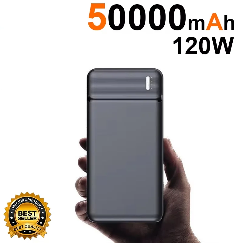 120 Вт 50000 мАч PowerBank Портативное сверхбыстрое зарядное устройство Внешний аккумулятор PoverBank Power Bank большой емкости для iPhone Samsung
120 Вт 50000 мАч PowerBank Портативное сверхбыстрое зарядное устройство Внешний аккумулятор PoverBank Power Bank большой емкости для iPhone Samsung