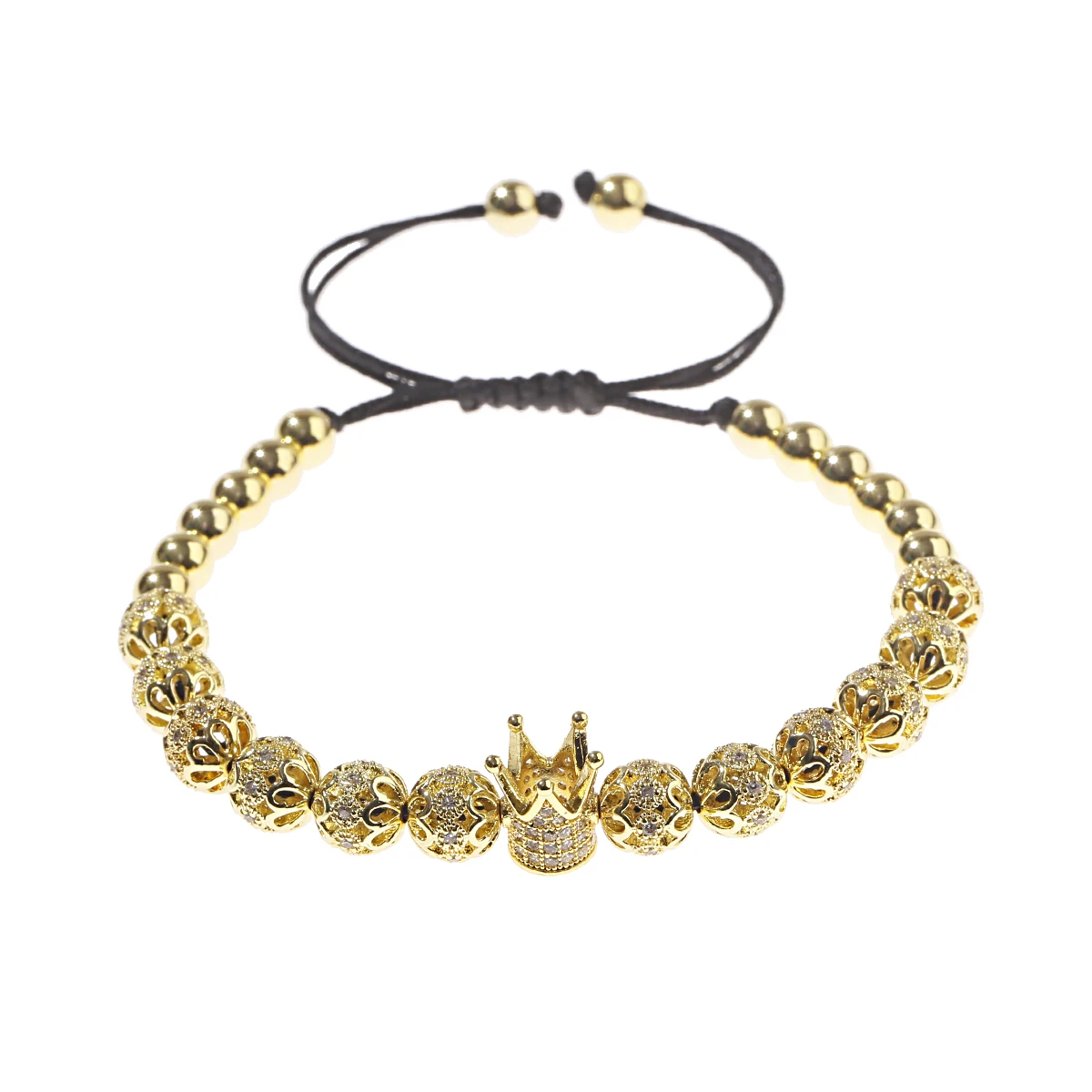 Luxury Handmade Crown Bracelet 2022 New Micro Pave Cubic Zirconia Hollow Flower Beads Charm Bangles Girls Fashion Jewelry
Luxury Handmade Crown Bracelet 2022 New Micro Pave Cubic Zirconia Hollow Flower Beads Charm Bangles Girls Fashion Jewelry