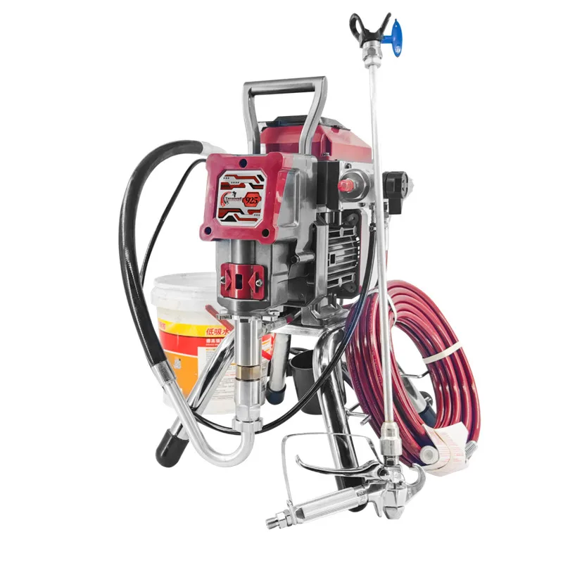 High-pressure airless paint sprayer 925, power 2000W, flow rate 2.5L, suitable for indoor and outdoor wall spraying at home
High-pressure airless paint sprayer 925, power 2000W, flow rate 2.5L, suitable for indoor and outdoor wall spraying at home