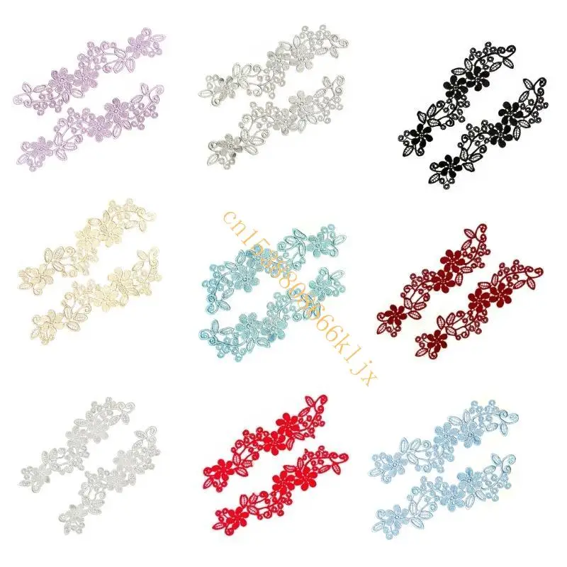 1 Pair Versatiles Lace Appliques Bridal Gown Embellishment Party Wear Accessory 066C
1 Pair Versatiles Lace Appliques Bridal Gown Embellishment Party Wear Accessory 066C