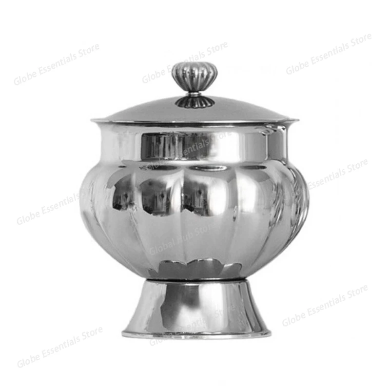 European-style Retro Candy Jar Stainless Steel Storage Can – Luxury Art Ornament for Snacks and Dried Fruits
European-style Retro Candy Jar Stainless Steel Storage Can – Luxury Art Ornament for Snacks and Dried Fruits
