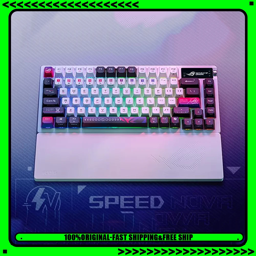 Механическая клавиатура ROG AzothX с OLED-дисплеем 8K, управлением с экрана, тремя режимами, низкой задержкой, RGB-подсветкой, Gasket-креплением, возможностью горячей замены, аксессуары для ПК
Механическая клавиатура ROG AzothX с OLED-дисплеем 8K, управлением с экрана, тремя режимами, низкой задержкой, RGB-подсветкой, Gasket-креплением, возможностью горячей замены, аксессуары для ПК