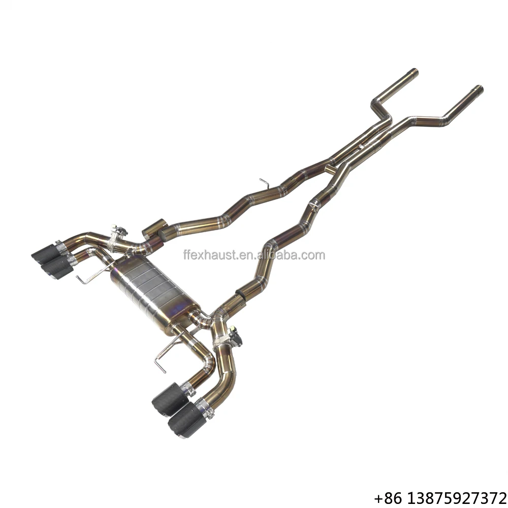 Growling Sound Titanium Alloy Exhaust Catback for M8 F91 F92 F93 4.4T S63 V8 With Muffler Valves Car Accessories Pipes
Growling Sound Titanium Alloy Exhaust Catback for M8 F91 F92 F93 4.4T S63 V8 With Muffler Valves Car Accessories Pipes
