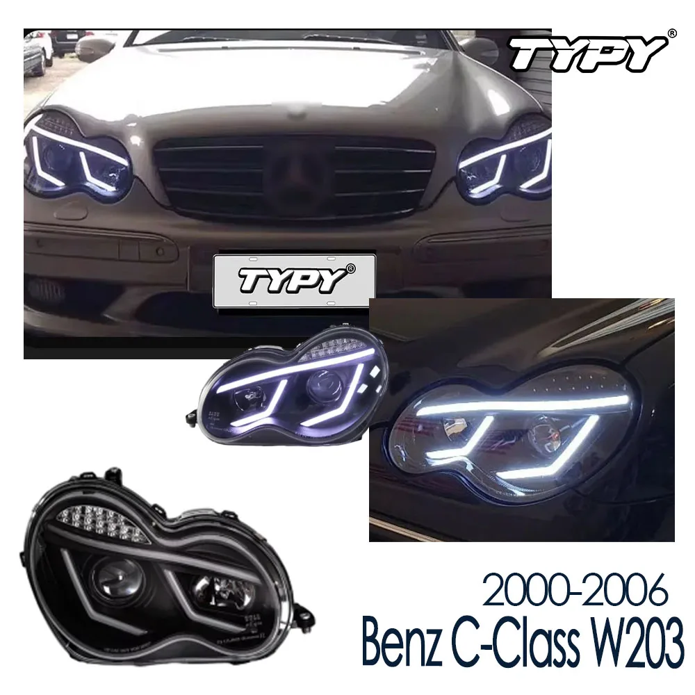 Стайлинг автомобиля для Benz C-Class W203 2000-2006, обновление фар, модифицированная для нового DRL, динамический указатель поворота, светодиодная фара, авто
Стайлинг автомобиля для Benz C-Class W203 2000-2006, обновление фар, модифицированная для нового DRL, динамический указатель поворота, светодиодная фара, авто