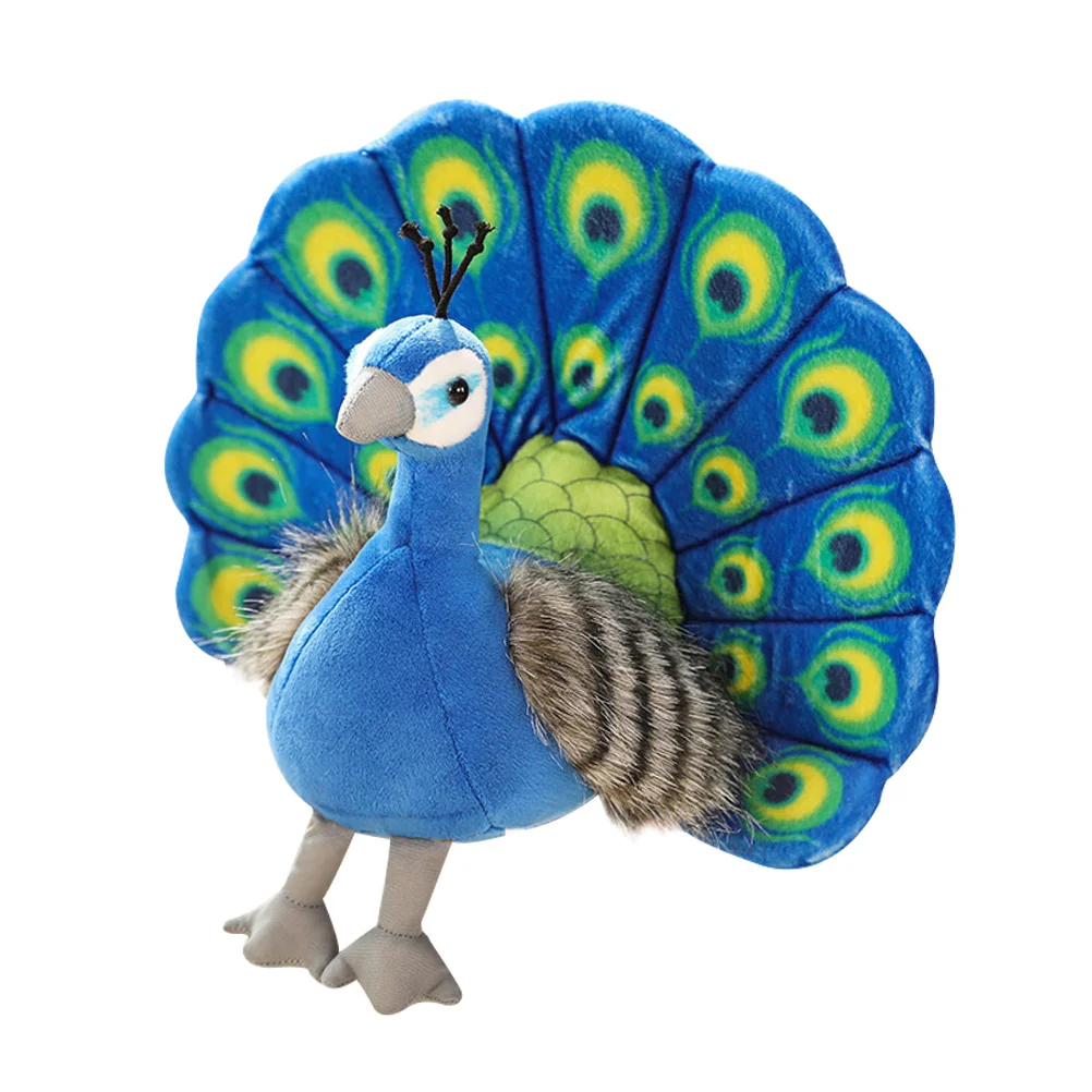 30cm Cartoon Peafowl Stuffed Animal Toys Lifelike Soft Plush Peacock Doll Bird Toy For Kids Children Gifts
30cm Cartoon Peafowl Stuffed Animal Toys Lifelike Soft Plush Peacock Doll Bird Toy For Kids Children Gifts
