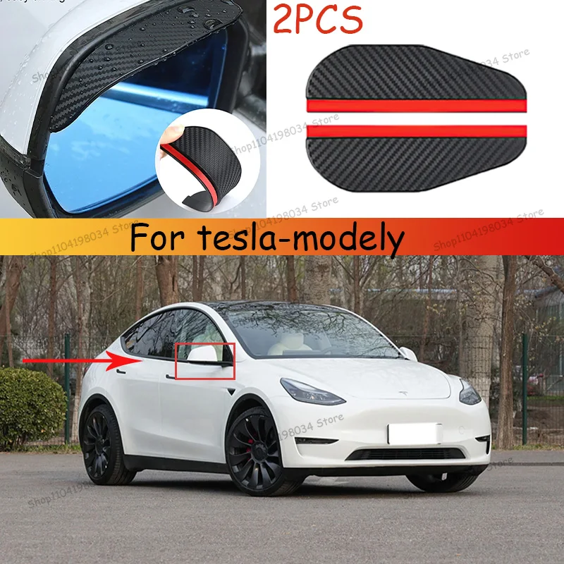 For tesla-modely Car 2PCS Carbon Fiber Sun Visor Shade Cover Car Rearview Mirror Rain Eyebrow Protector Clear Vision
For tesla-modely Car 2PCS Carbon Fiber Sun Visor Shade Cover Car Rearview Mirror Rain Eyebrow Protector Clear Vision