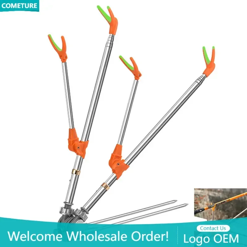 Foldable Fishing Rod Bracket Stainless Steel 1.5M Adjustable Chair Box Fish Rods Holder Ground Fishing Rod Bracket Pole Stand
Foldable Fishing Rod Bracket Stainless Steel 1.5M Adjustable Chair Box Fish Rods Holder Ground Fishing Rod Bracket Pole Stand