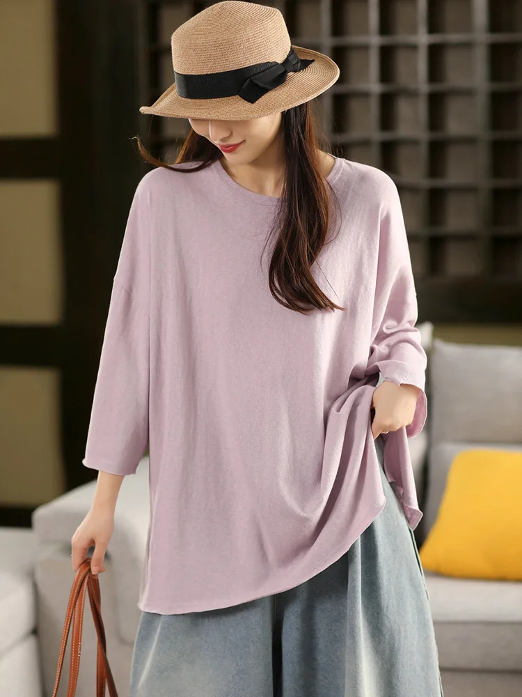 Свободный хлопковый свитер средней длины с узором «снежинки» для женщин, оверсайз, с круглым вырезом, на каждый день, летняя мода
Свободный хлопковый свитер средней длины с узором «снежинки» для женщин, оверсайз, с круглым вырезом, на каждый день, летняя мода