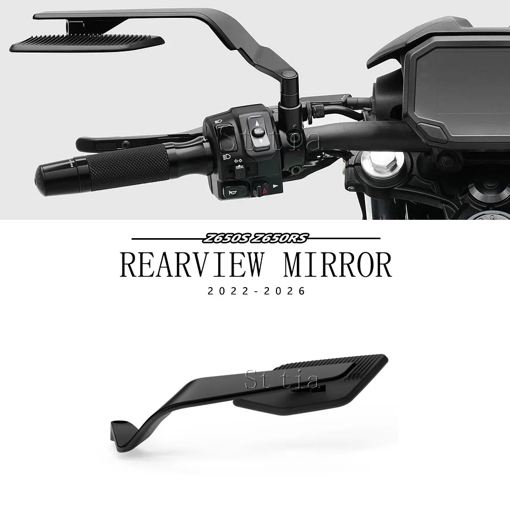 For Kawasaki Z650S Z650 S 2022-2026 Z650RS Z650 RS Accessories Stealth Mirrors Sports Winglets Adjustable Mirrors Wing Mirror
For Kawasaki Z650S Z650 S 2022-2026 Z650RS Z650 RS Accessories Stealth Mirrors Sports Winglets Adjustable Mirrors Wing Mirror