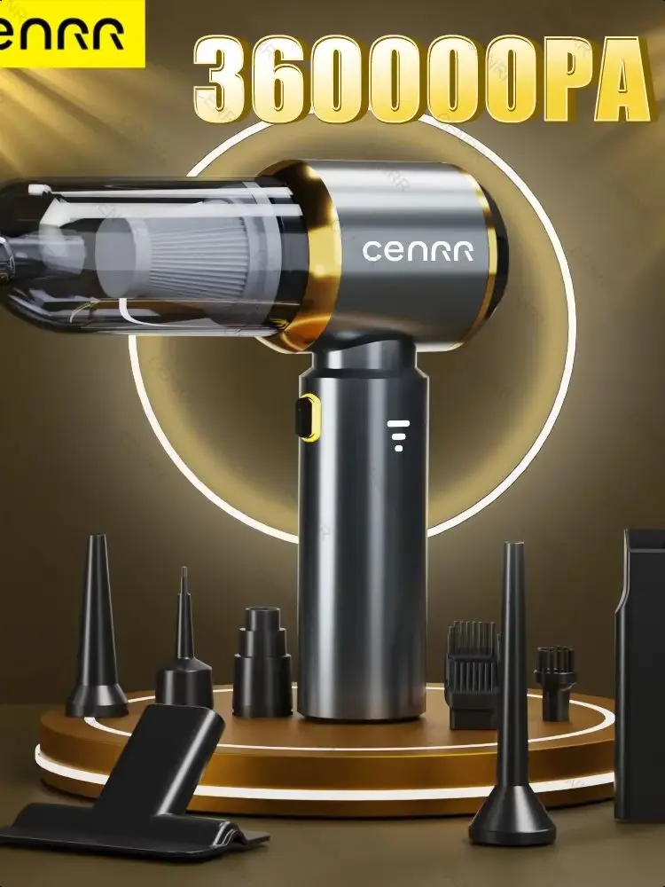 CENRR Car Vacuum Cleaner 360000PA Powerful Wireless Vacuum Cleaner Handheld Portable Cleaning Machine Home Appliance Staubsauger
CENRR Car Vacuum Cleaner 360000PA Powerful Wireless Vacuum Cleaner Handheld Portable Cleaning Machine Home Appliance Staubsauger
