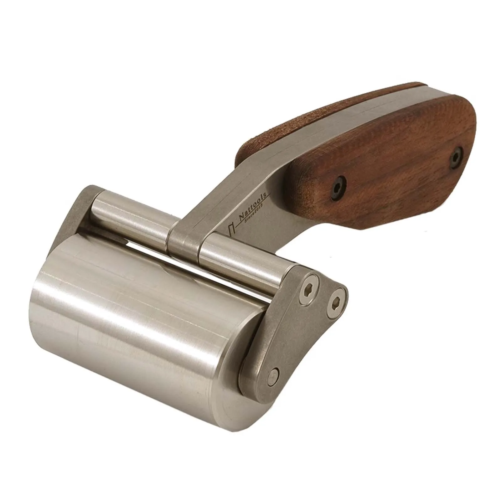 Heavy Duty Leather Edge Roller 304 Stainless Steel 60mm Leather Press Wheel with Black Walnut Handle 
Heavy Duty Leather Edge Roller 304 Stainless Steel 60mm Leather Press Wheel with Black Walnut Handle