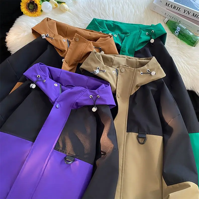 Мужская повседневная ветрозащитная рабочая куртка для активного отдыха, осень 2025, новая модель, свободный крой, полиэстер, с капюшоном, на молнии
Мужская повседневная ветрозащитная рабочая куртка для активного отдыха, осень 2025, новая модель, свободный крой, полиэстер, с капюшоном, на молнии